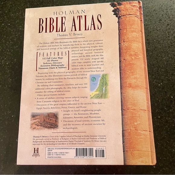 HOLMAN BIBLE ATLAS book - pages of amazing pictures, detailed maps & great info. - Picture 2 of 6